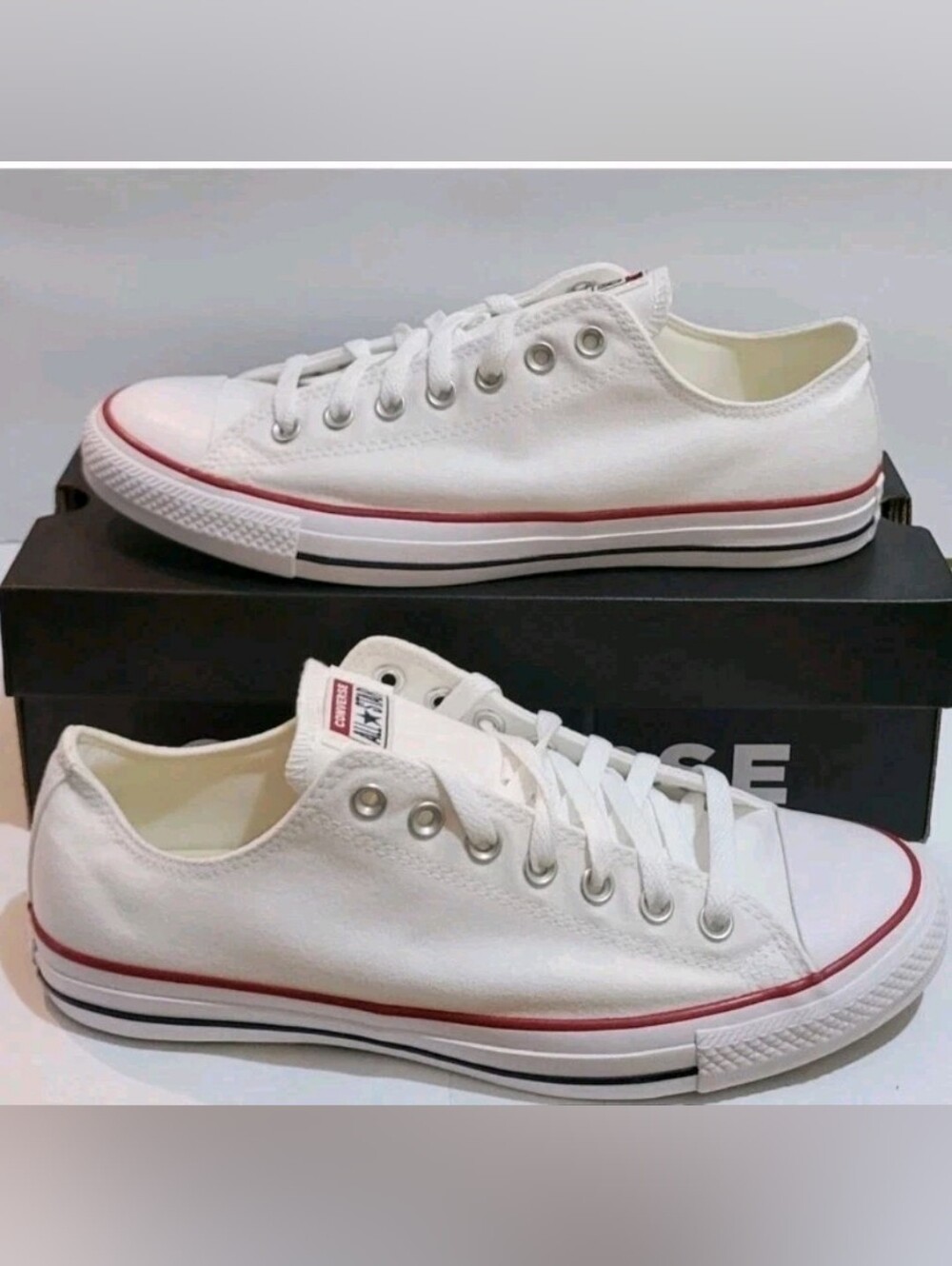 Converse Chuck Taylor All Star Low-Top Canvas Sneakers in White